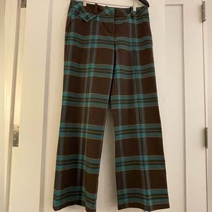 Trina Turk Plaid slacks